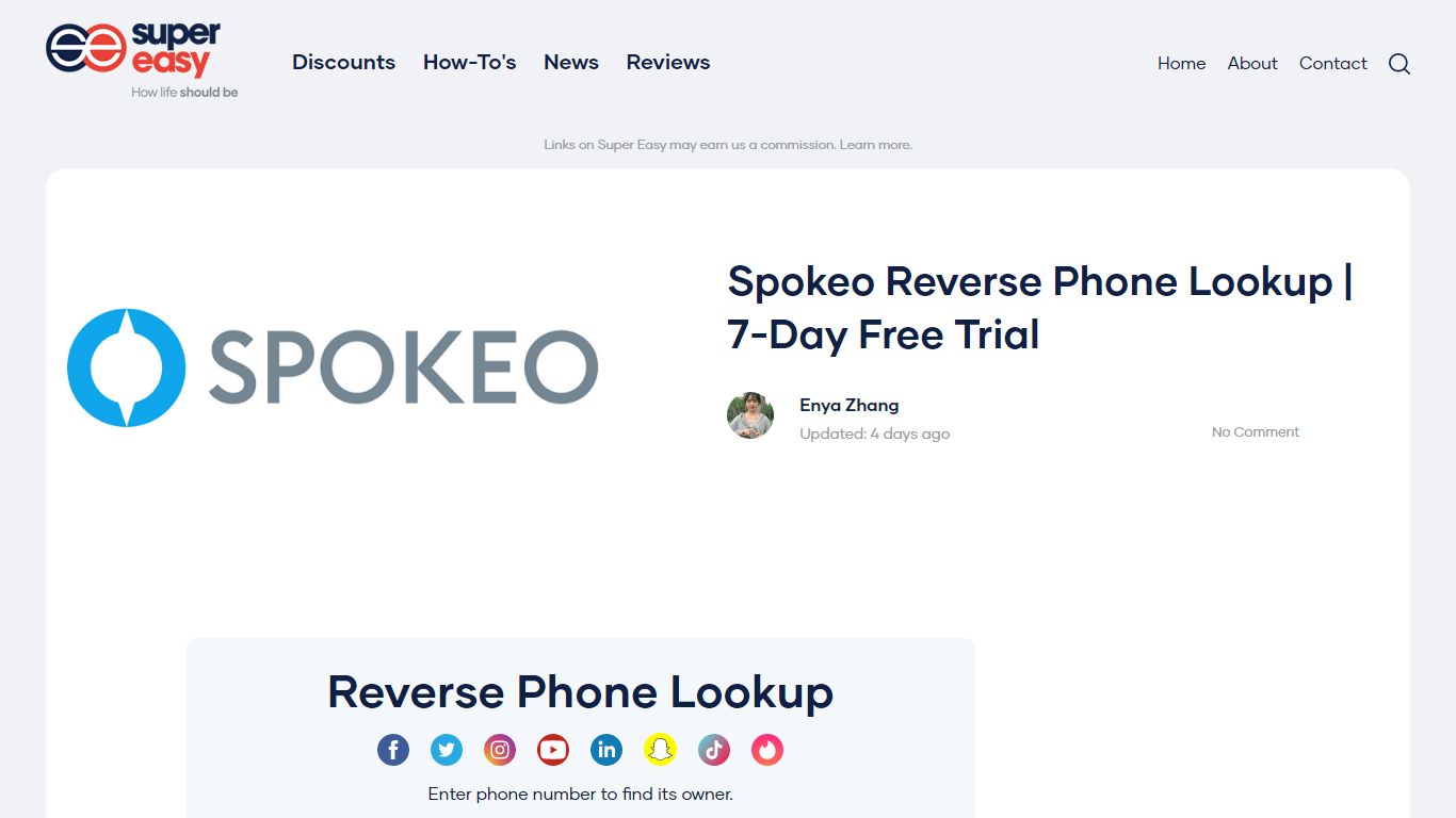 Spokeo Reverse Phone Lookup | 7-Day Free Trial - Super Easy